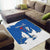 Faroe Islands Area Rug with Viking Ship and Map Silhouette - Wonder Print Shop