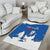 Faroe Islands Area Rug with Viking Ship and Map Silhouette - Wonder Print Shop