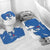 Faroe Islands Bathroom Set with Viking Ship and Map Silhouette - Wonder Print Shop