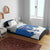 Faroe Islands Bedding Set with Viking Ship and Map Silhouette - Wonder Print Shop