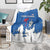 Faroe Islands Blanket with Viking Ship and Map Silhouette - Wonder Print Shop