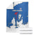 Faroe Islands Blanket with Viking Ship and Map Silhouette - Wonder Print Shop