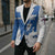 Faroe Islands Blazer with Viking Ship and Map Silhouette - Wonder Print Shop