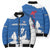 Faroe Islands Bomber Puffer Jacket with Viking Ship and Map Silhouette - Wonder Print Shop