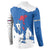 Faroe Islands Button Sweatshirt with Viking Ship and Map Silhouette - Wonder Print Shop