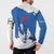 Faroe Islands Button Sweatshirt with Viking Ship and Map Silhouette - Wonder Print Shop