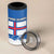 Faroe Islands 4 in 1 Can Cooler Tumbler with Viking Ship and Map Silhouette - Wonder Print Shop