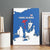 Faroe Islands Canvas Wall Art with Viking Ship and Map Silhouette - Wonder Print Shop
