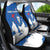Faroe Islands Car Seat Cover with Viking Ship and Map Silhouette - Wonder Print Shop