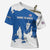 Faroe Islands Cross Shoulder Shirt with Viking Ship and Map Silhouette - Wonder Print Shop