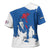 Faroe Islands Cross Shoulder Shirt with Viking Ship and Map Silhouette - Wonder Print Shop