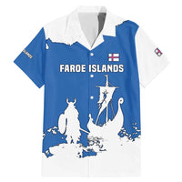 Faroe Islands Family Matching Mermaid Dress and Hawaiian Shirt with Viking Ship and Map Silhouette - Wonder Print Shop