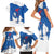 Faroe Islands Family Matching Short Sleeve Bodycon Dress and Hawaiian Shirt with Viking Ship and Map Silhouette - Wonder Print Shop