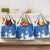 Faroe Islands Grocery Bag with Viking Ship and Map Silhouette - Wonder Print Shop
