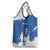 Faroe Islands Grocery Bag with Viking Ship and Map Silhouette - Wonder Print Shop