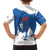 Faroe Islands Kid Hawaiian Shirt with Viking Ship and Map Silhouette - Wonder Print Shop