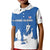Faroe Islands Kid Polo Shirt with Viking Ship and Map Silhouette - Wonder Print Shop