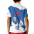 Faroe Islands Kid Polo Shirt with Viking Ship and Map Silhouette - Wonder Print Shop