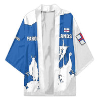 Faroe Islands Kimono with Viking Ship and Map Silhouette - Wonder Print Shop