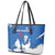 Faroe Islands Leather Tote Bag with Viking Ship and Map Silhouette - Wonder Print Shop