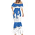 Faroe Islands Mermaid Dress with Viking Ship and Map Silhouette - Wonder Print Shop