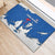 Faroe Islands Rubber Doormat with Viking Ship and Map Silhouette - Wonder Print Shop