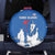 Faroe Islands Spare Tire Cover with Viking Ship and Map Silhouette - Wonder Print Shop