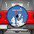 Faroe Islands Spare Tire Cover with Viking Ship and Map Silhouette - Wonder Print Shop