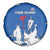 Faroe Islands Spare Tire Cover with Viking Ship and Map Silhouette - Wonder Print Shop