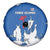 Faroe Islands Spare Tire Cover with Viking Ship and Map Silhouette - Wonder Print Shop