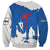 Faroe Islands Sweatshirt with Viking Ship and Map Silhouette - Wonder Print Shop