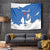 Faroe Islands Tapestry with Viking Ship and Map Silhouette - Wonder Print Shop