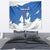 Faroe Islands Tapestry with Viking Ship and Map Silhouette - Wonder Print Shop