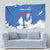 Faroe Islands Tapestry with Viking Ship and Map Silhouette - Wonder Print Shop