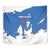 Faroe Islands Tapestry with Viking Ship and Map Silhouette - Wonder Print Shop