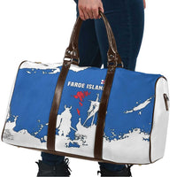 Faroe Islands Travel Bag with Viking Ship and Map Silhouette - Wonder Print Shop