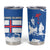 Faroe Islands Tumbler Cup with Viking Ship and Map Silhouette - Wonder Print Shop
