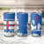 Faroe Islands Tumbler Cup with Viking Ship and Map Silhouette - Wonder Print Shop