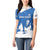 Faroe Islands Women Polo Shirt with Viking Ship and Map Silhouette - Wonder Print Shop