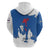 Faroe Islands Zip Hoodie with Viking Ship and Map Silhouette - Wonder Print Shop