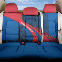 Faroe Islands Back Car Seat Cover with Viking Warrior and Longship Design - Wonder Print Shop