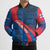 Faroe Islands Bomber Puffer Jacket with Viking Warrior and Longship Design - Wonder Print Shop
