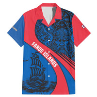 Faroe Islands Family Matching Mermaid Dress and Hawaiian Shirt with Viking Warrior and Longship Design - Wonder Print Shop