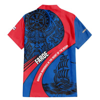 Faroe Islands Family Matching Mermaid Dress and Hawaiian Shirt with Viking Warrior and Longship Design - Wonder Print Shop