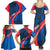 Faroe Islands Family Matching Summer Maxi Dress and Hawaiian Shirt with Viking Warrior and Longship Design - Wonder Print Shop