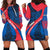 Faroe Islands Hoodie Dress with Viking Warrior and Longship Design - Wonder Print Shop