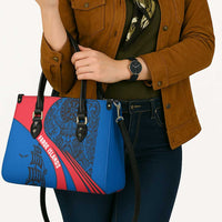 Faroe Islands Leather Bag with Viking Warrior and Longship Design - Wonder Print Shop