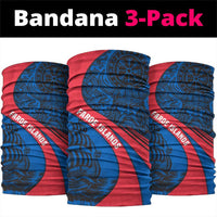 Faroe Islands Neck Gaiter with Viking Warrior and Longship Design TS04