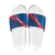 Faroe Islands Slide Sandals with Viking Warrior and Longship Design - Wonder Print Shop