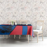 Faroe Islands Tablecloth with Viking Warrior and Longship Design - Wonder Print Shop